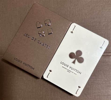 louis vuitton playing cards ebay
